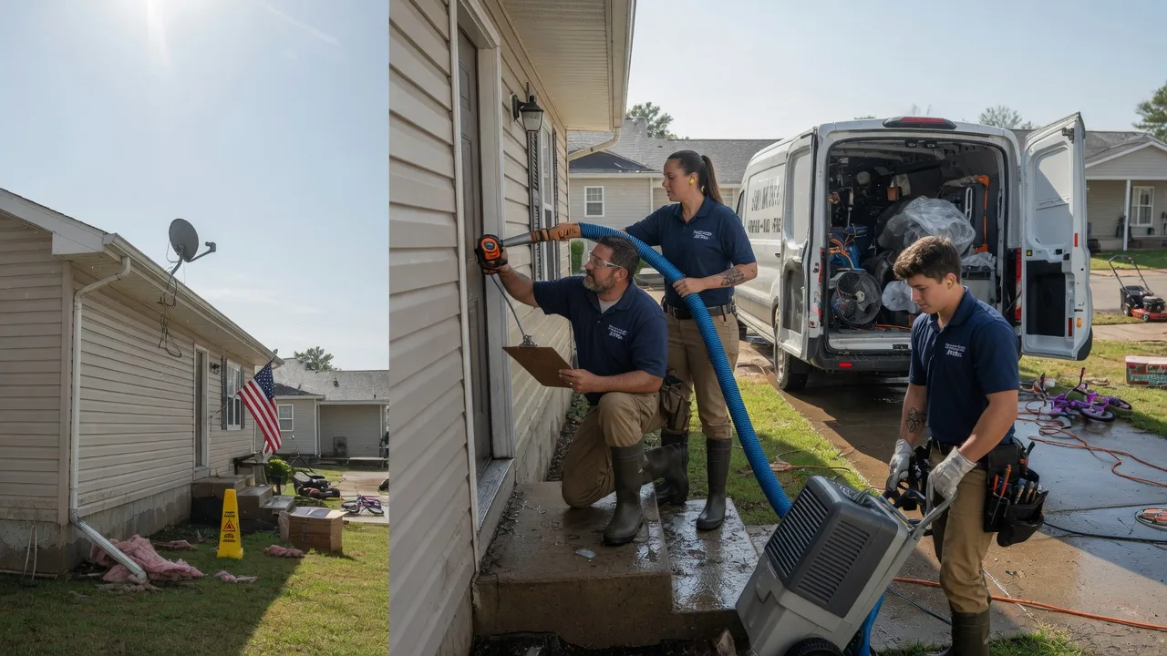 Ceiling Water Damage Restoration in Vanderbilt, TX near me